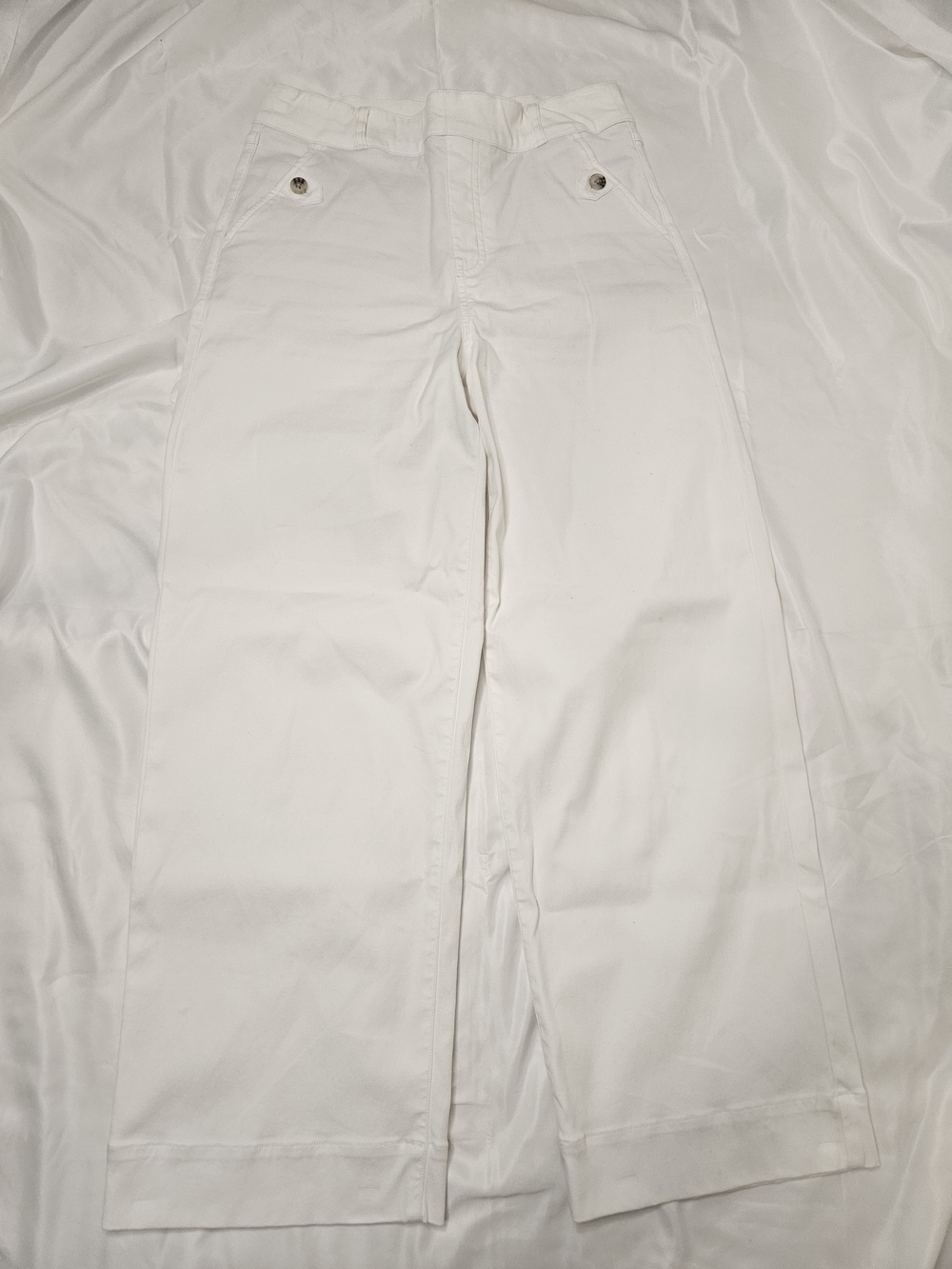 SPANX White Boot Cut & Flare Pants 28"